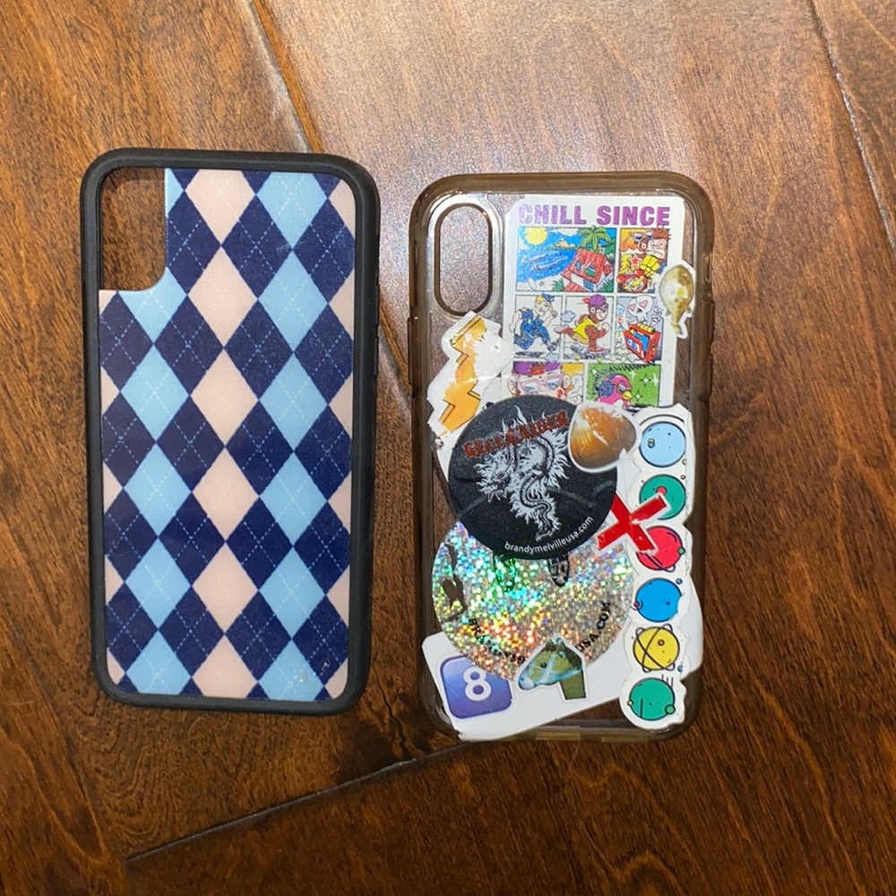 IPHONEX CASES! EMMA CHAMBERLAIN CASE, STICKER CASE
